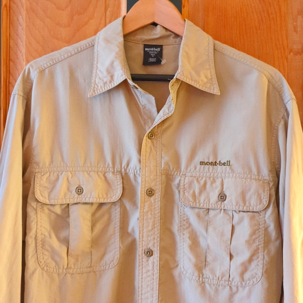Lands End monte bell Men's button down shirt NWOT